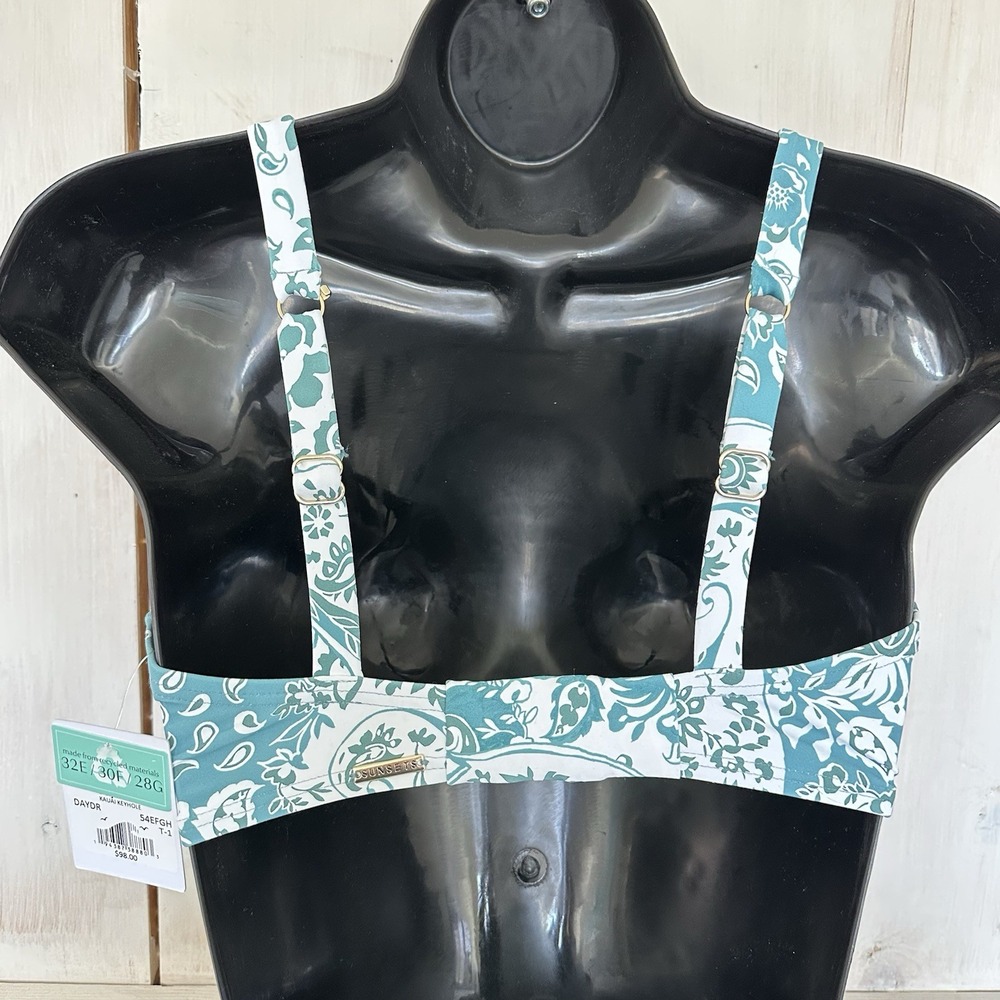 NEW Sunsets Daydream  2 Piece Bra Sized Bikini Top E-G Cup & Hipster Bottom Sz S - Picture 5 of 16